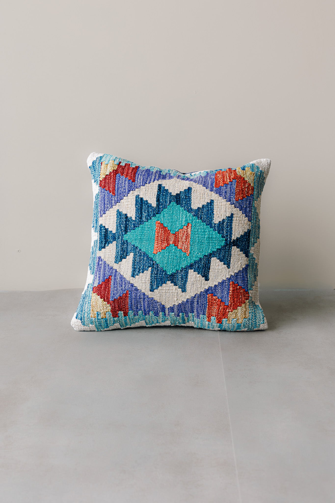 Cojín Kilim Mai Mai - Lana Multicolor 45x45cm