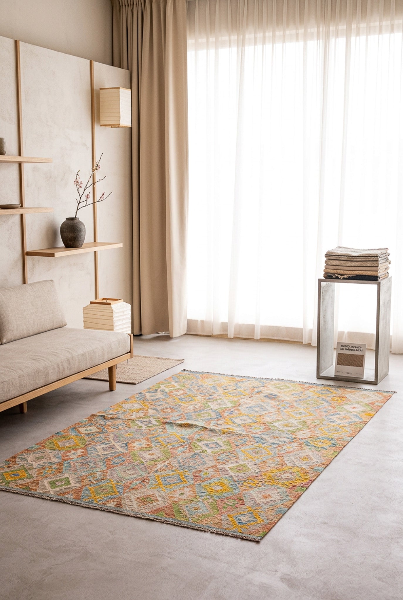 Alfombra Kilim Mai Mai 100% Lana - 173x247cm