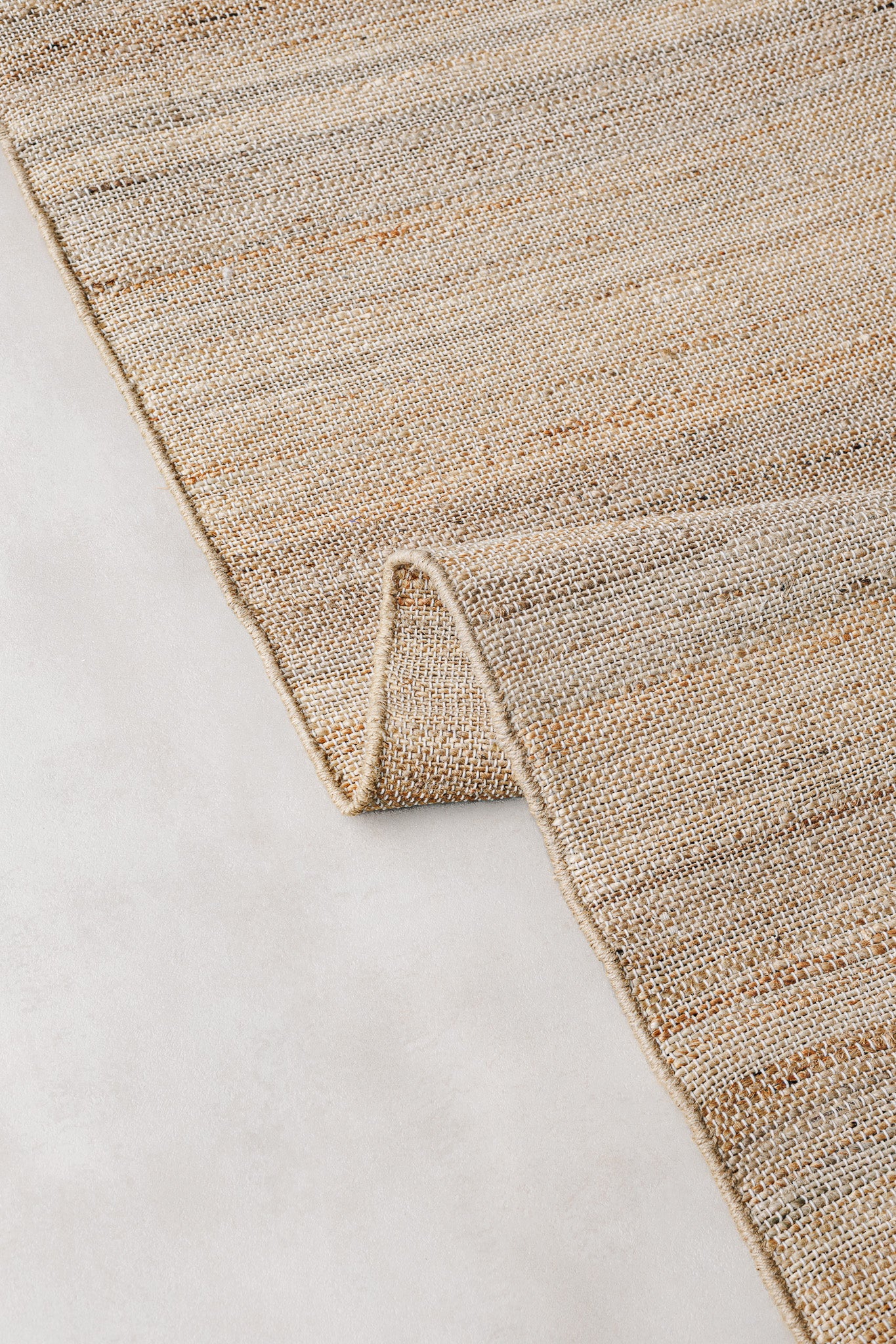 Teppich Jute Nakoma Beige Creme - Flachgewebe