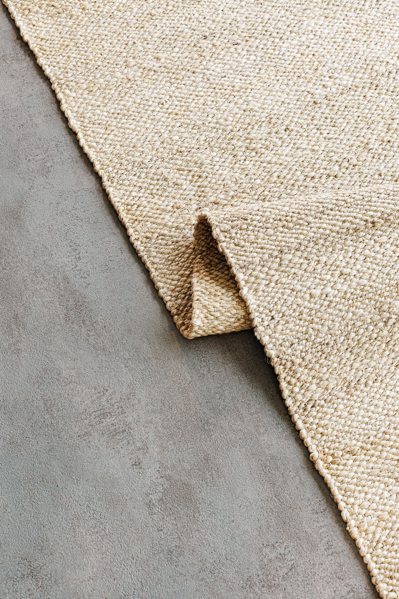 Teppich Le Marche Weiß - Innenbereich, Jute