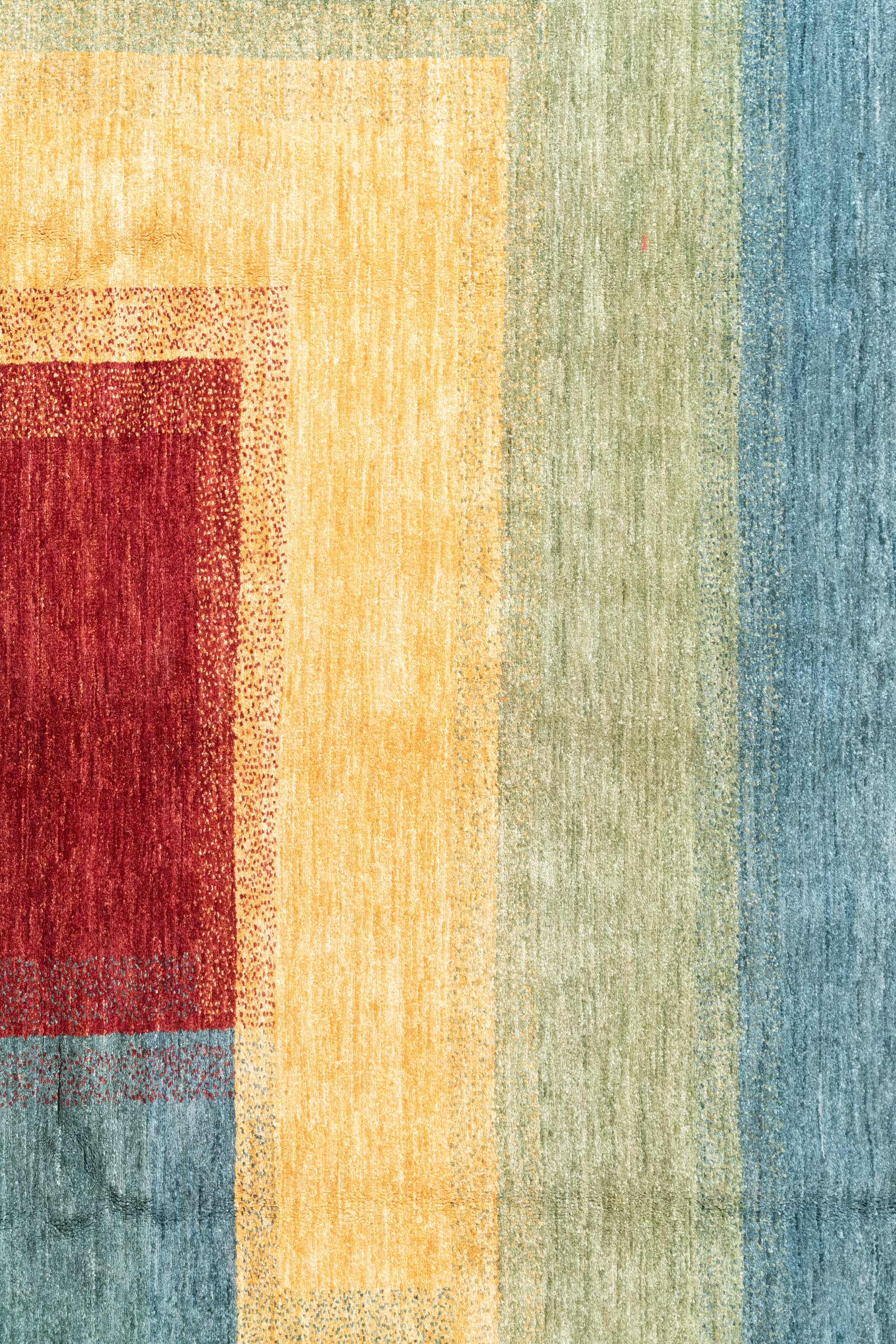 Ziegler Moderner Wohnzimmerteppich - Ghazni-Wolle 270x354 Mehrfarbig