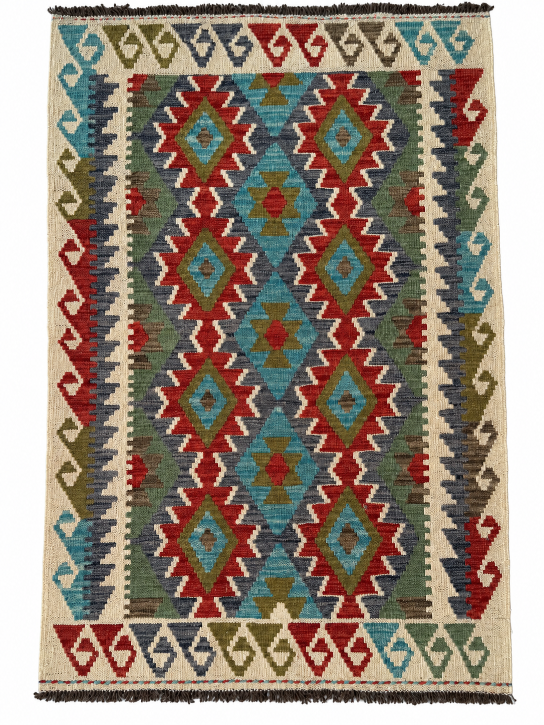 Alfombra Kilim Mai Mai 100% Lana - 100x151