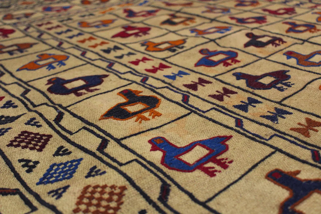 Kilim-Teppich Adraskan - Innenbereich, aus Wolle