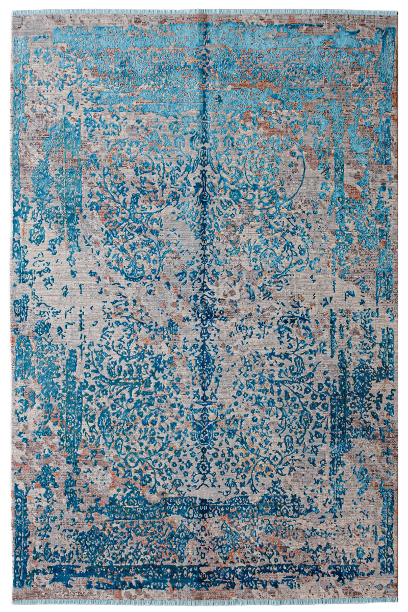 Alfombra Lux Turco Blue Grey Design -  de Salón