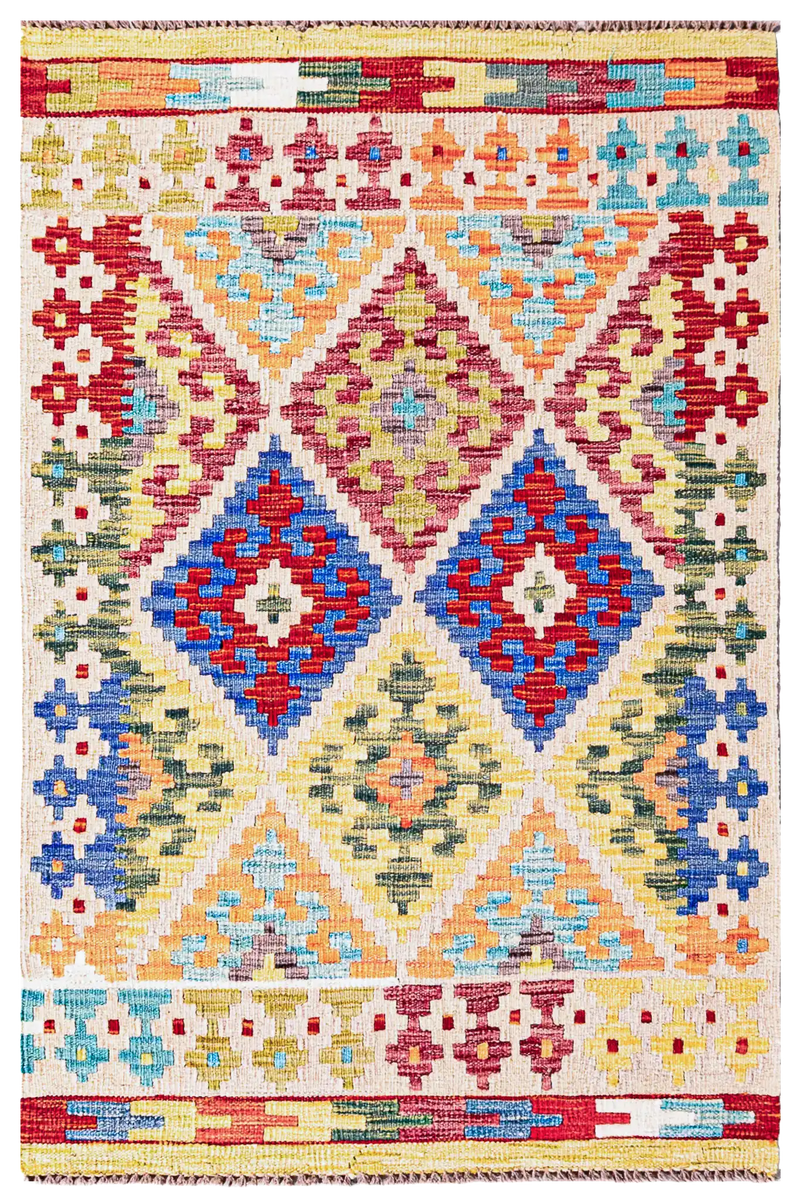 Alfombra Kilim Mai Mai 100% Lana -  85x120cm