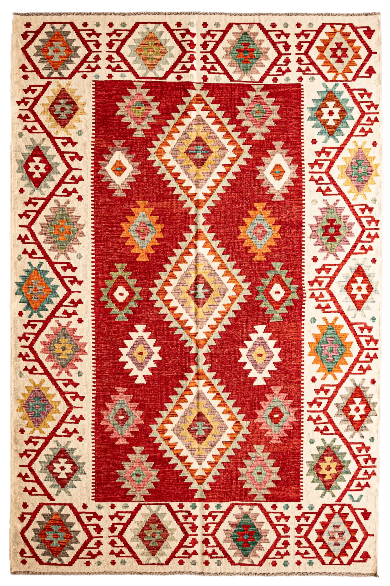 Teppich Kelim Mai Mai - 100 % Wolle - 171x251cm