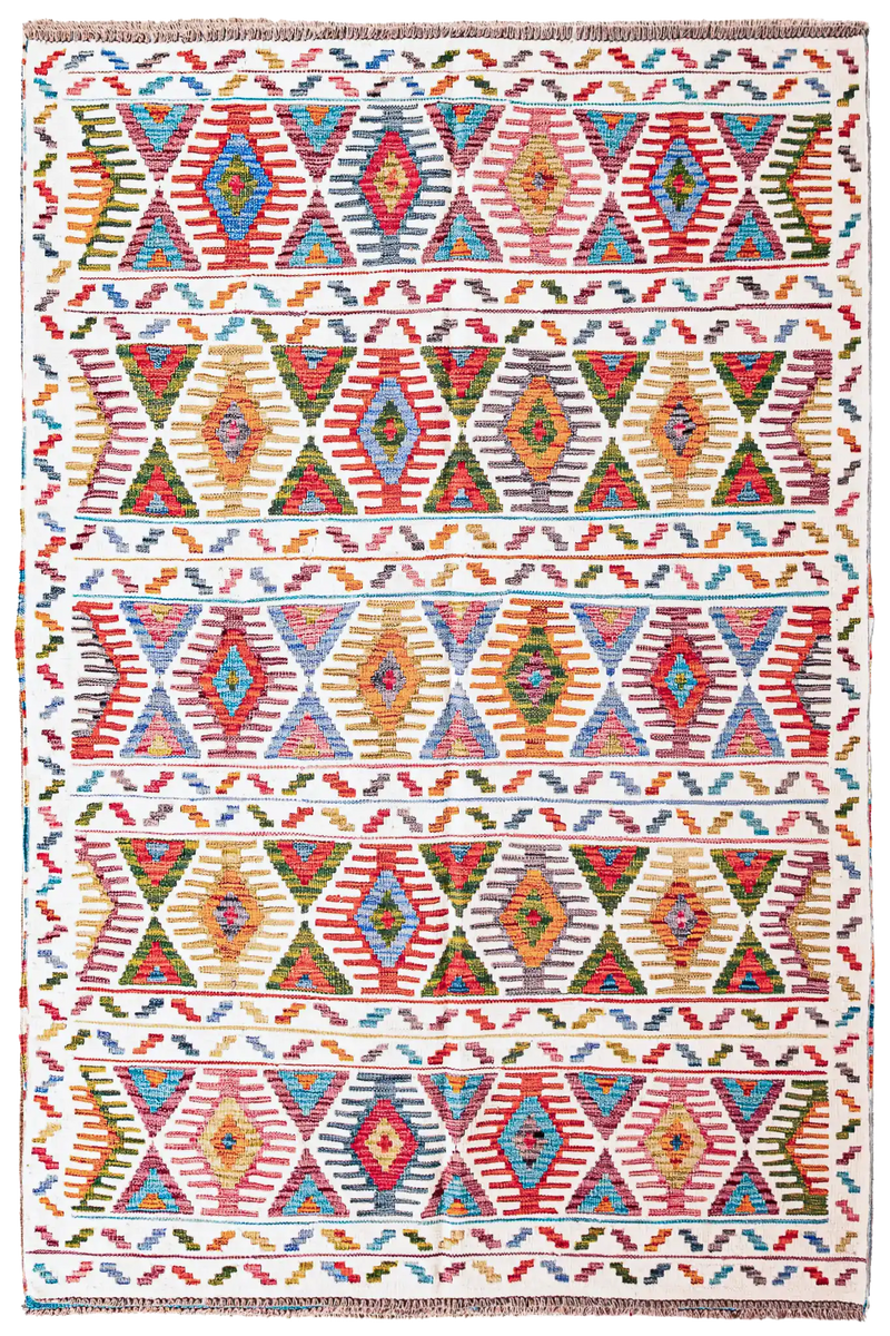 Alfombra Kilim Mai Mai 100% Lana -  148x199cm