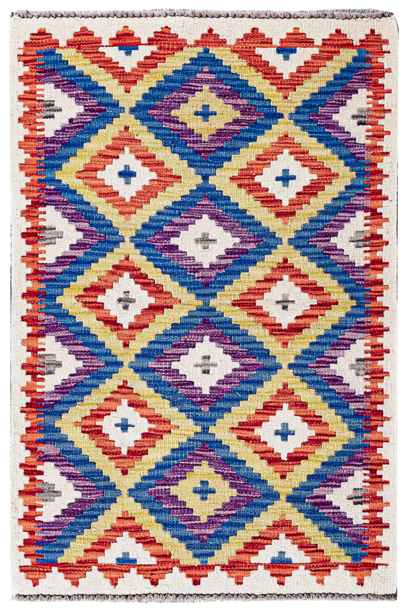 Alfombra Kilim Mai Mai 100% Lana - 80x120cm
