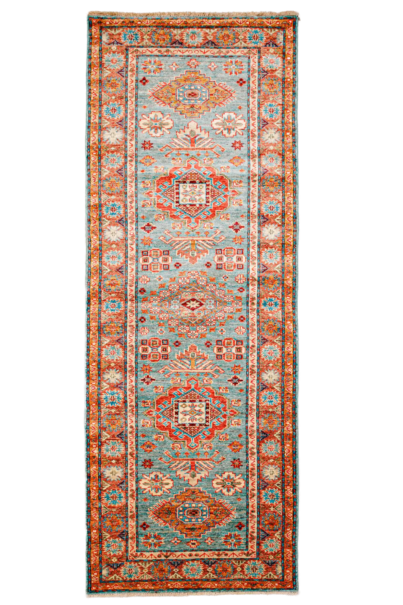 Teppich Kazak Super - 100% Wolle,  78x246cm