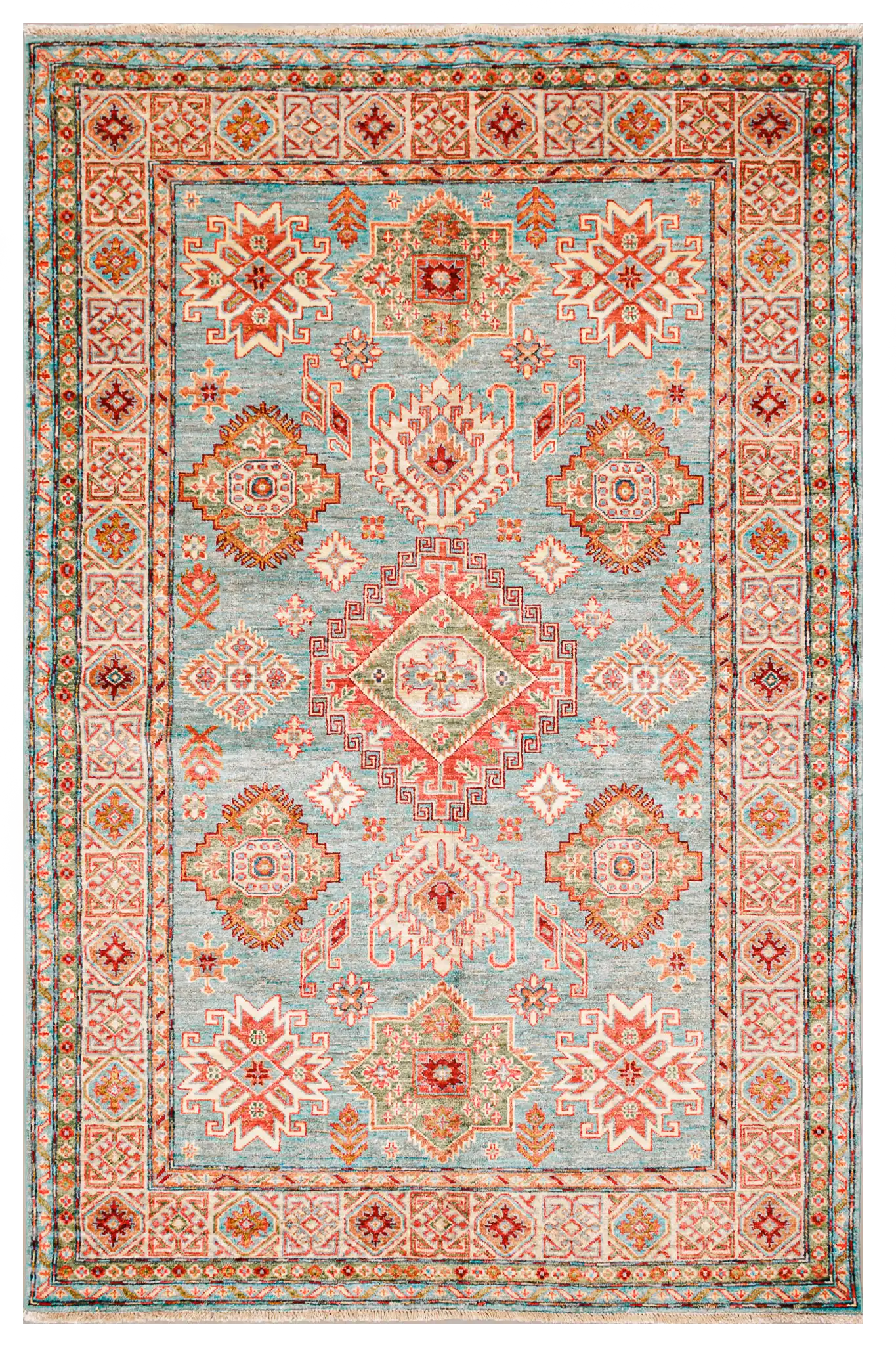Teppich Kazak Super - 100% Wolle,  150x213cm