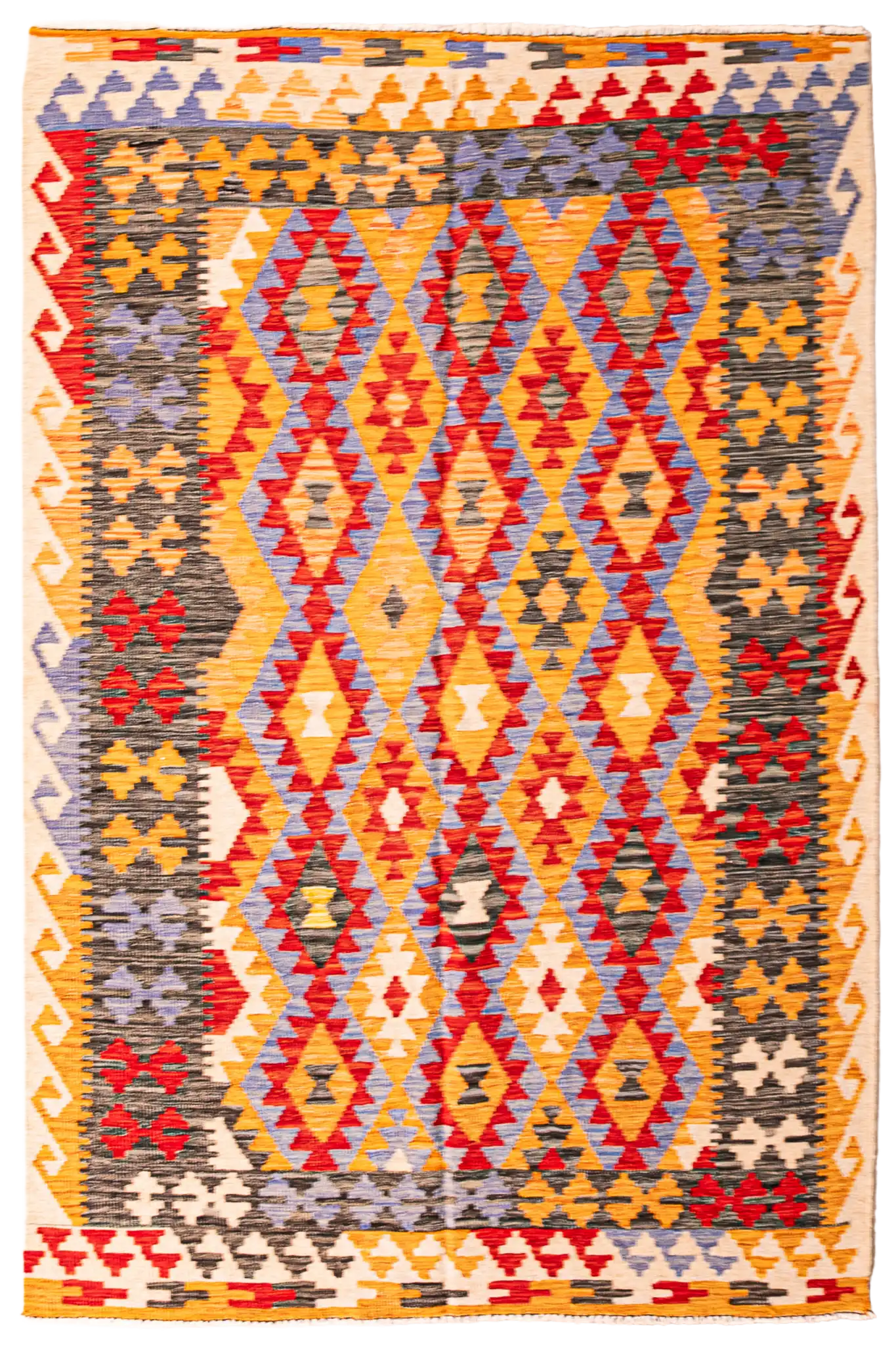 Alfombra Kilim Mai Mai 100% Lana - 150x198cm
