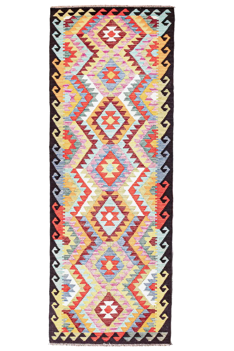 Alfombra Kilim Mai Mai 100% Lana -  74x278cm