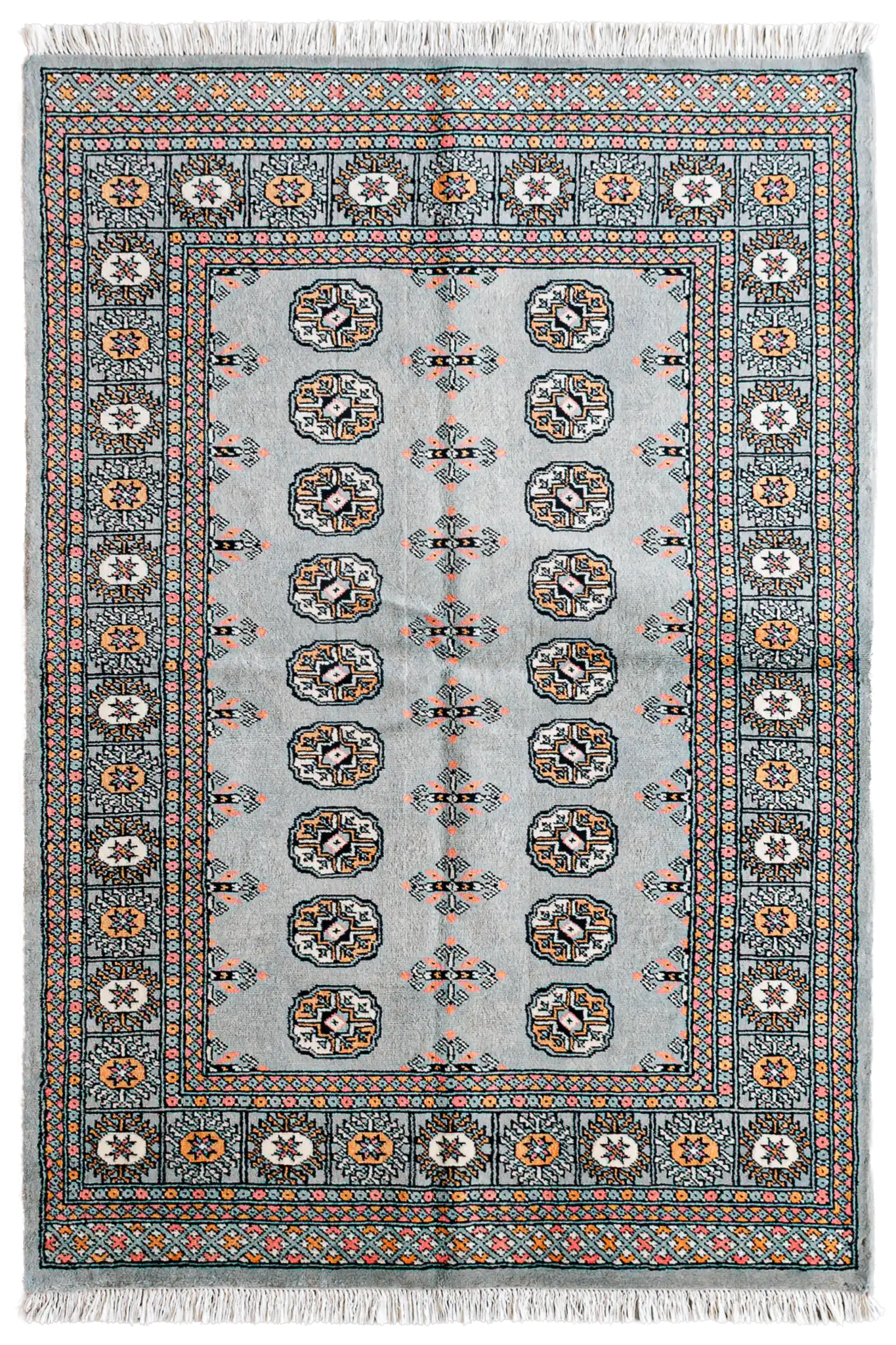 Alfombra Bukara Gris - Lana 100%