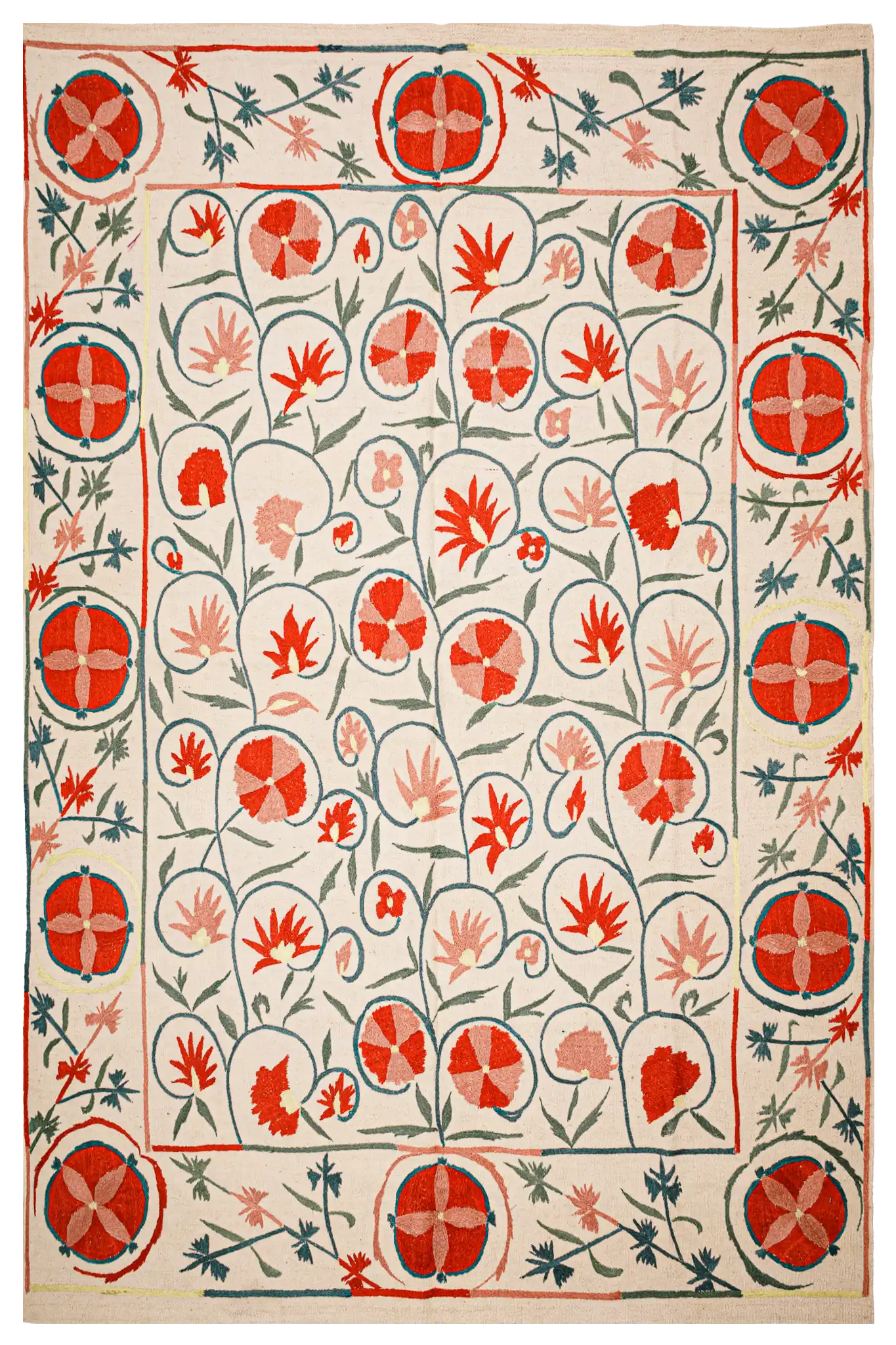 Teppich Kilim Suzani – Für Innenböden - 171x231cm