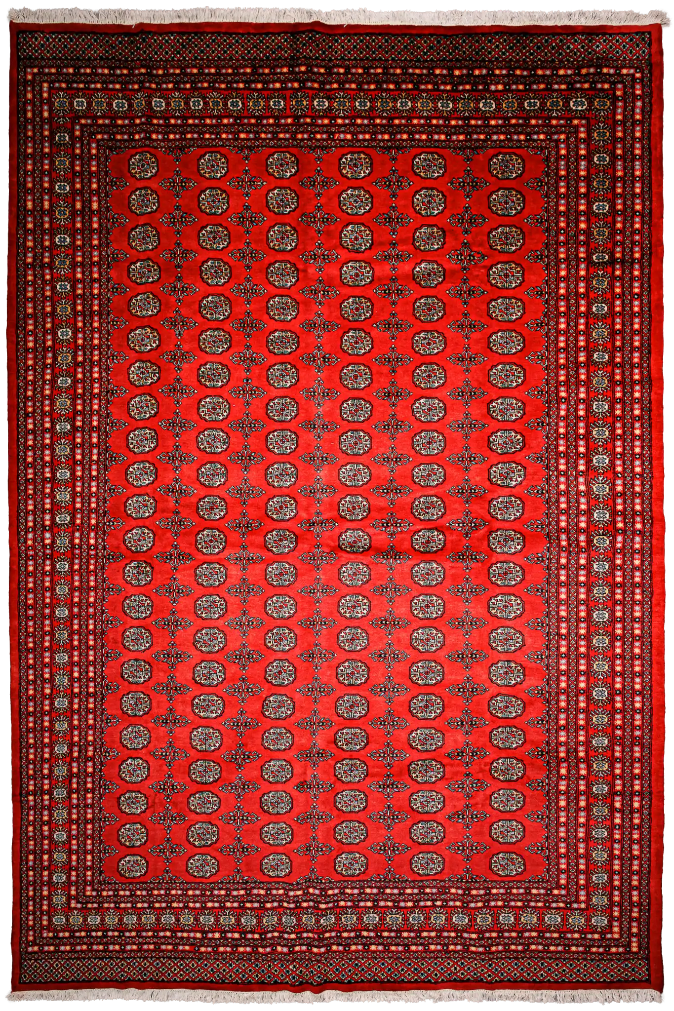 Alfombra Bukara Red - Lana 100%  300x400cm