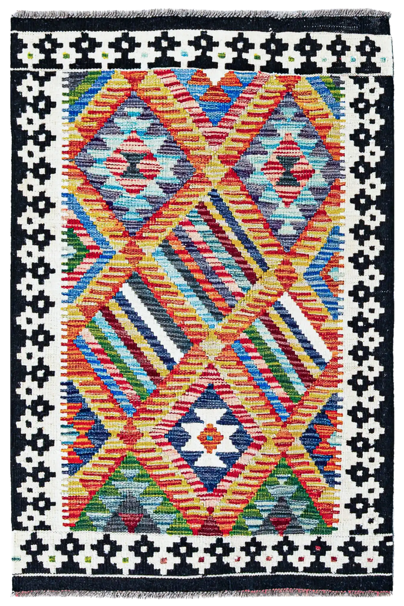 Alfombra Kilim Mai Mai 100% Lana -  81x122cm