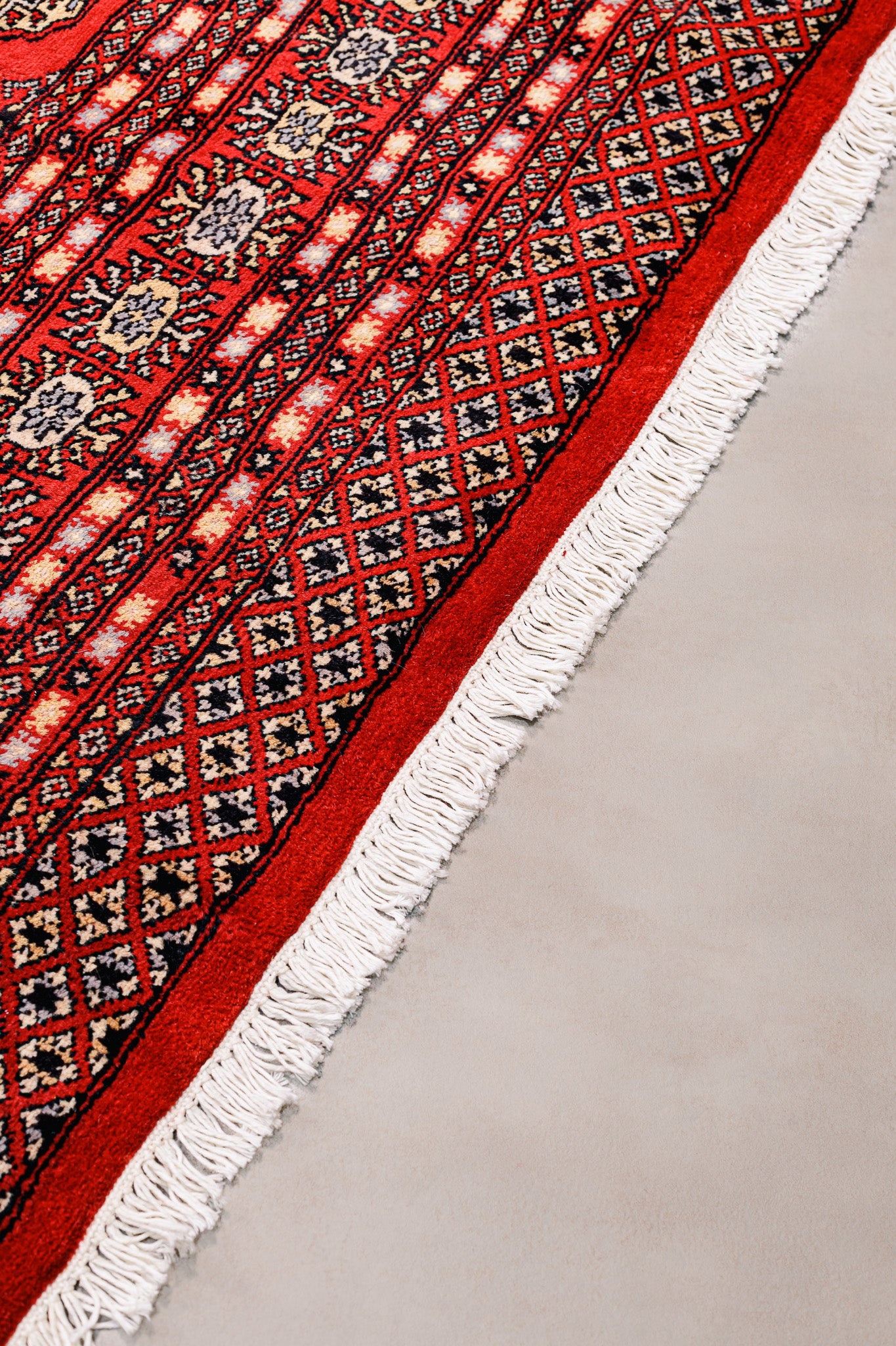 Teppich Bukara Rot – 100% Wolle, 300x400cm