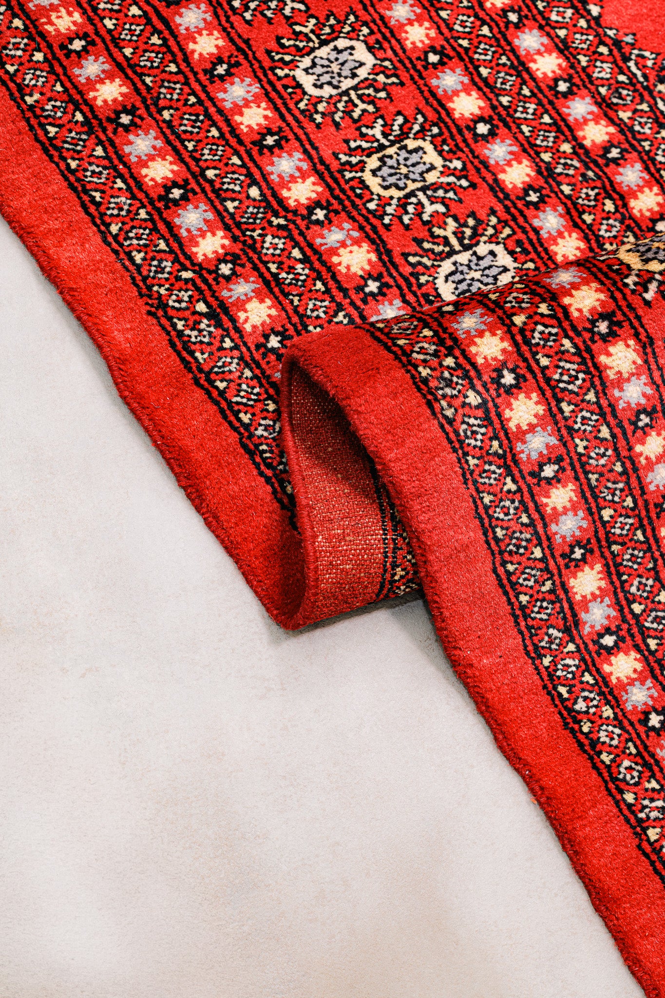 Teppich Bukara Rot – 100% Wolle, 300x400cm