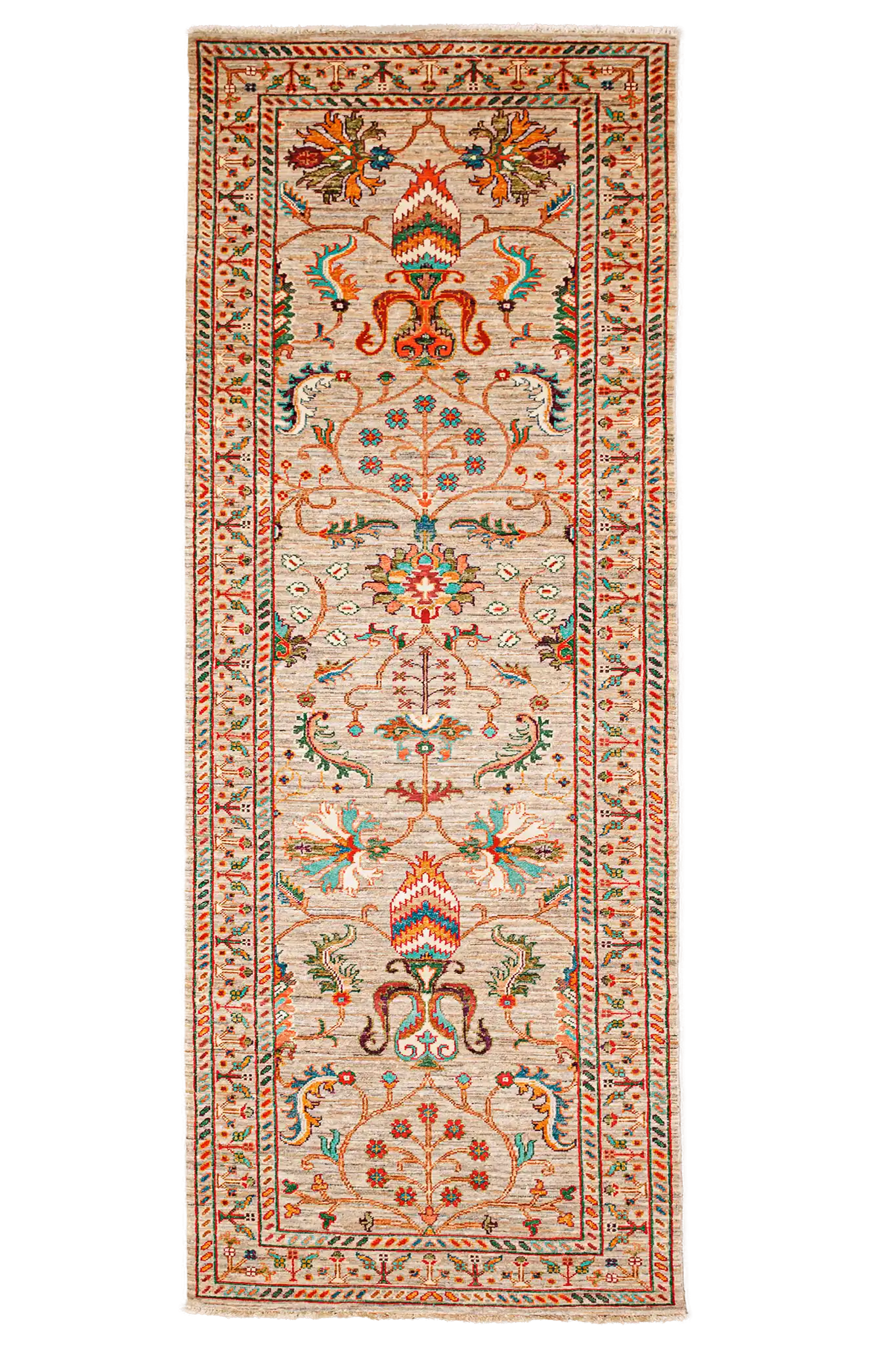 Teppich Ziegler Sultani - Mehrfarbig 85x276cm
