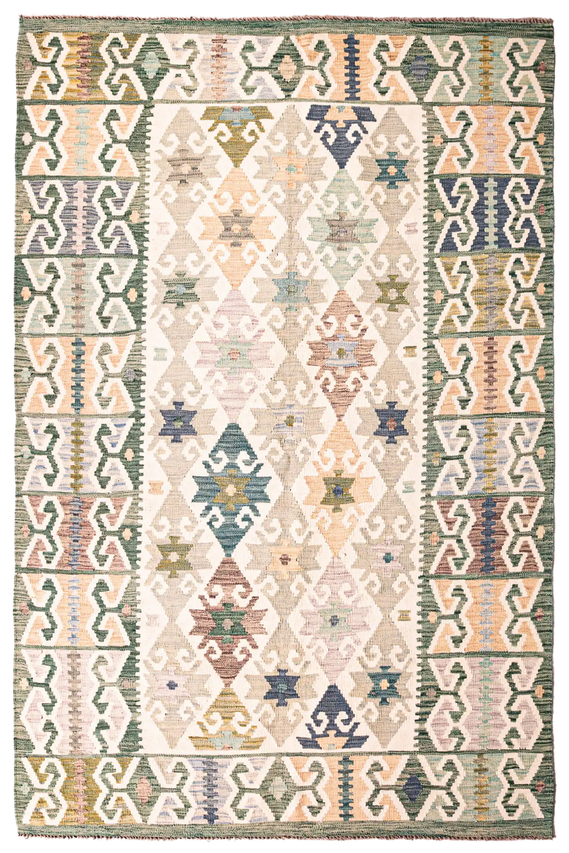 Alfombra Kilim Mai Mai 100% Lana -  174x250cm