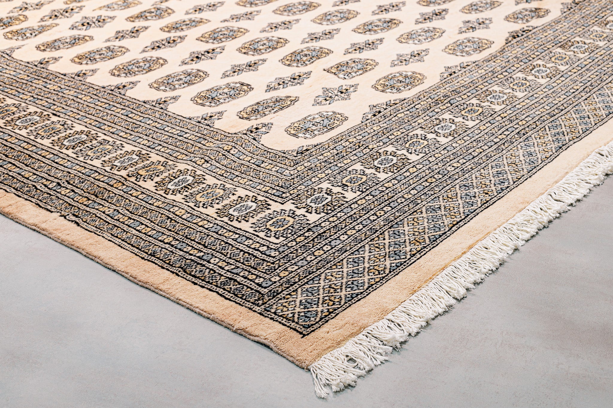Alfombra Bukara Beige - Lana 100%  300x400cm