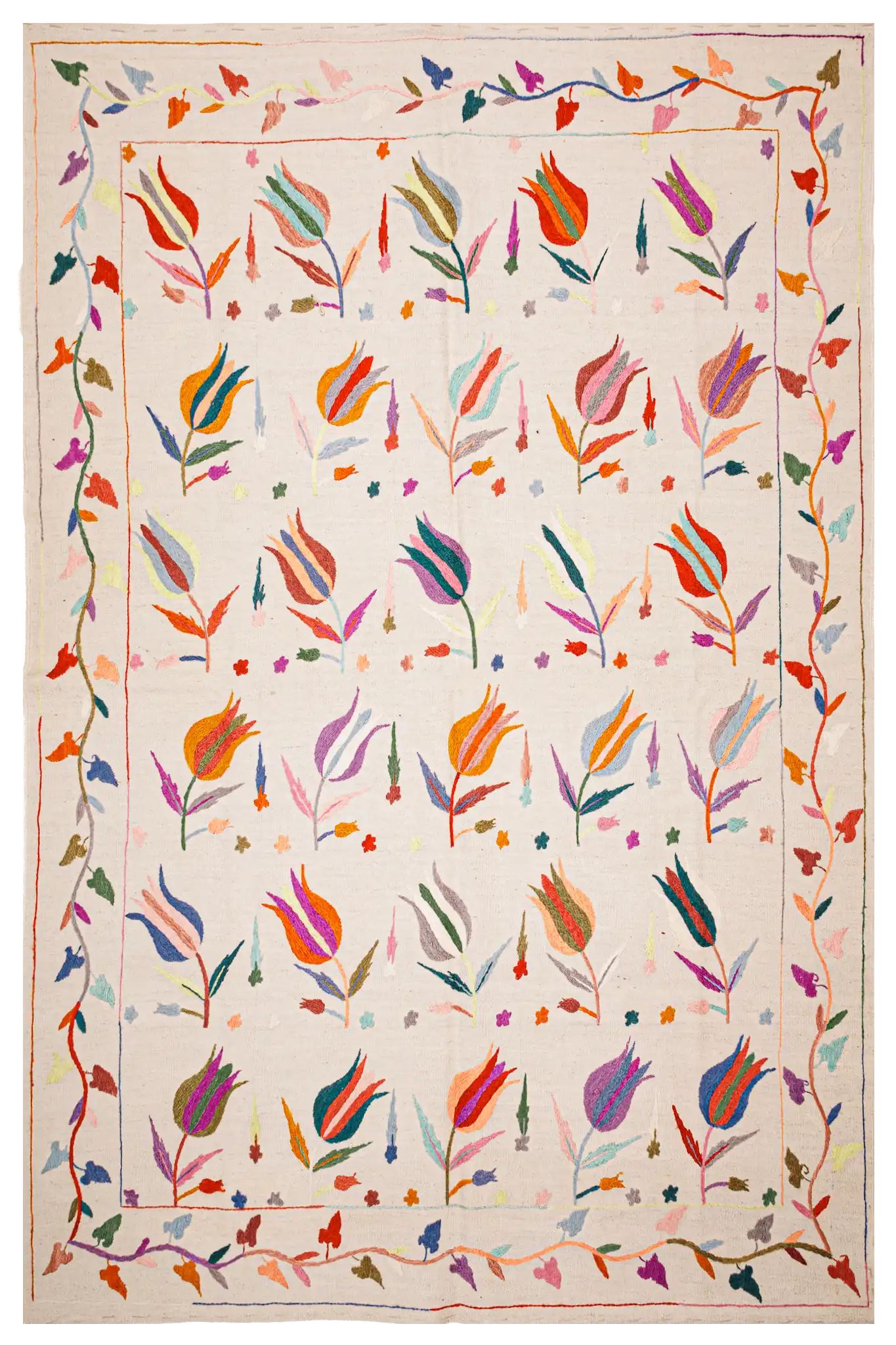 Teppich Kilim Suzani – Für Innenböden - 162x225cm