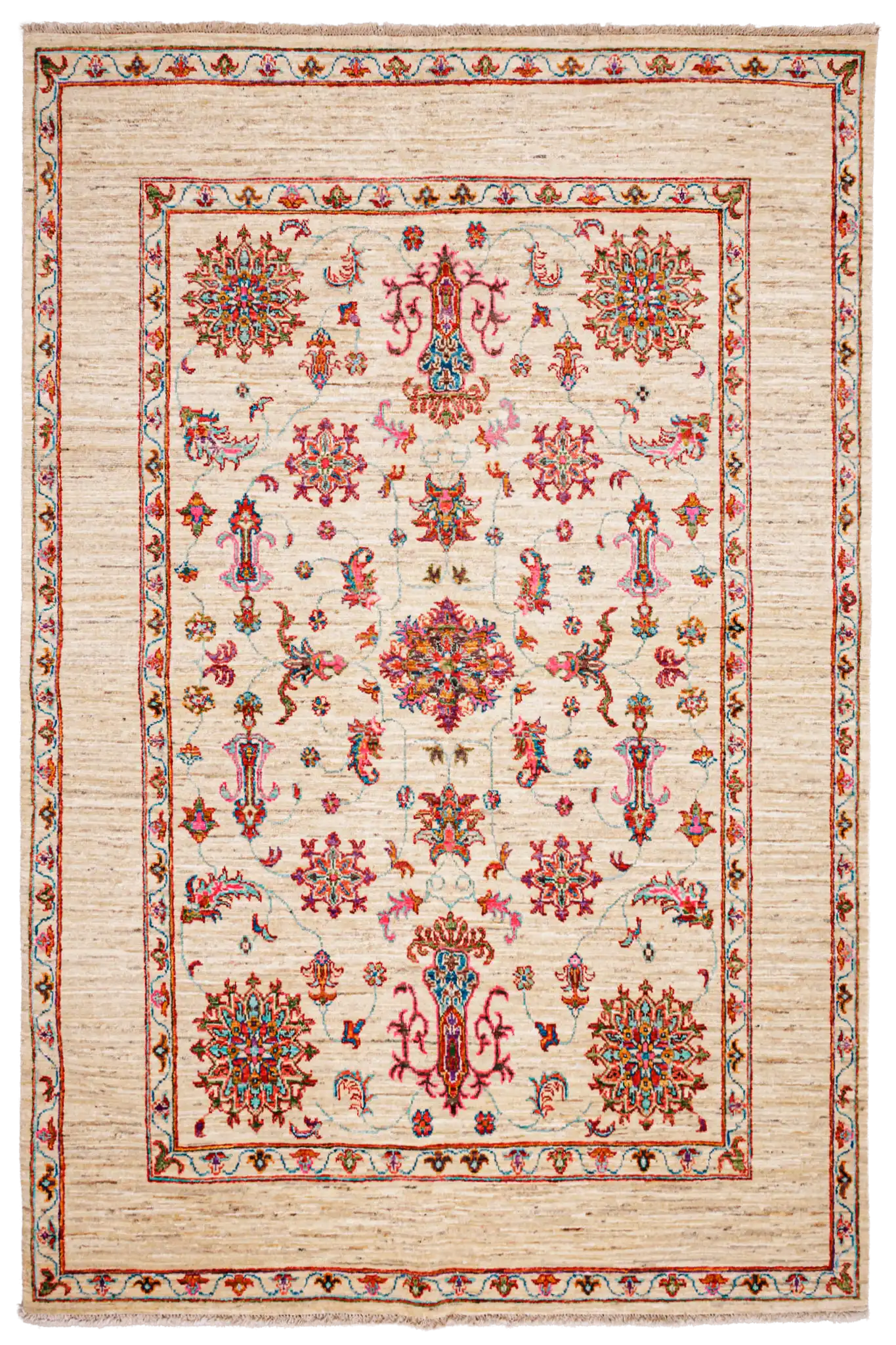 Teppich Ziegler Sultani - Mehrfarbig 155x203cm