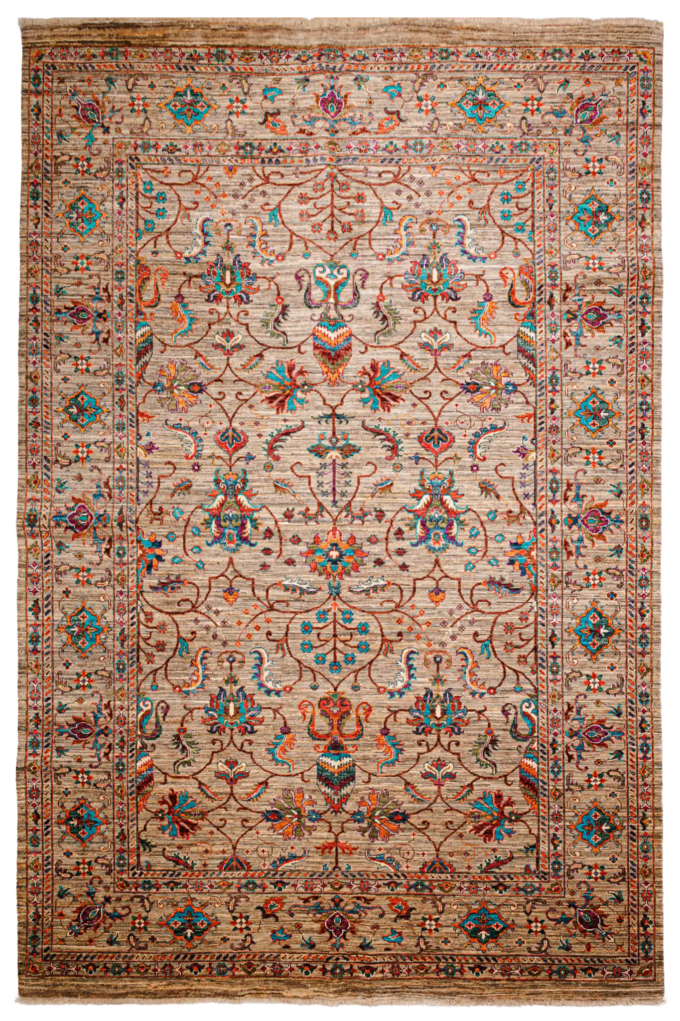 Teppich Ziegler Sultani - Mehrfarbig 206x291cm