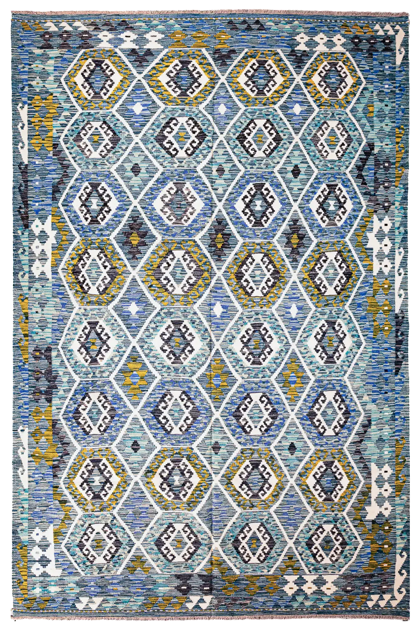 Alfombra Kilim Mai Mai 100% Lana - 206x300cm