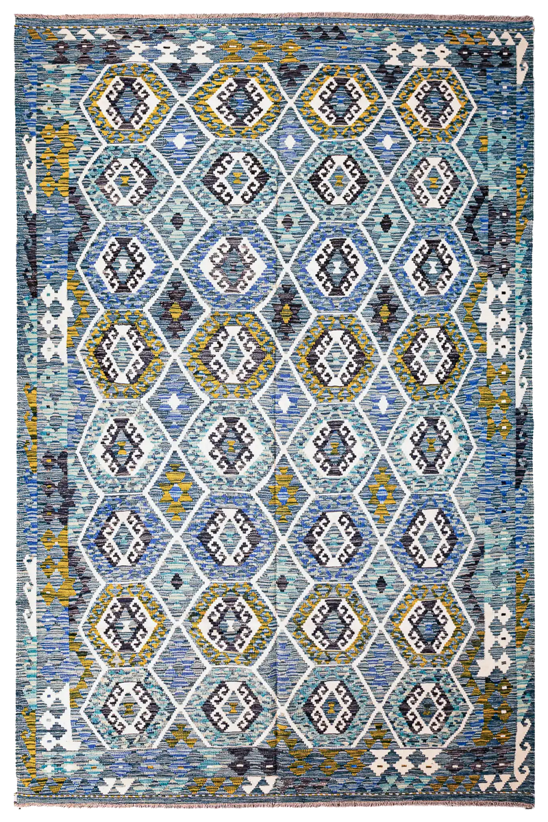 Alfombra Kilim Mai Mai 100% Lana - 206x300cm