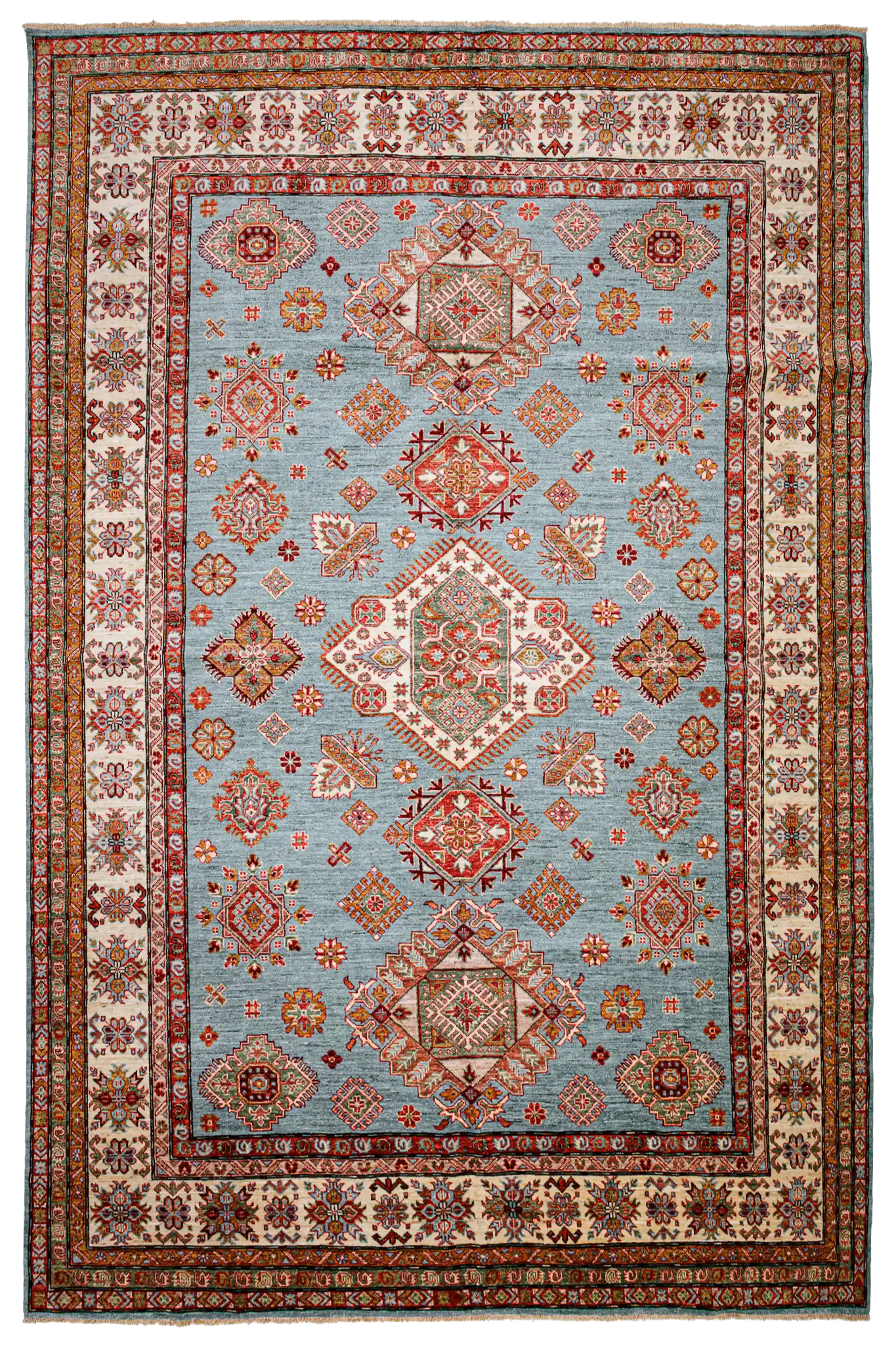 Alfombra Kazak Super - Lana 100% de interior 247 x 309 cm