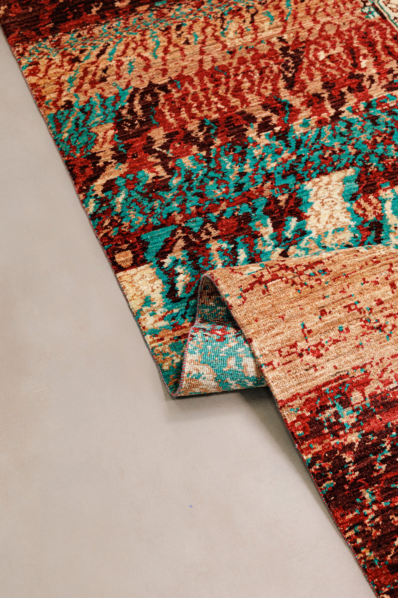 Teppich Mamluk Mehrfarbiger – für Esszimmer, Handwerklich 170x252cm