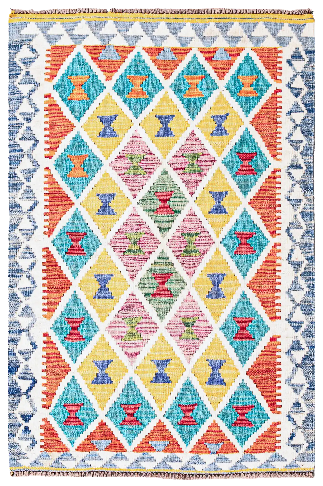 Alfombra Kilim Mai Mai 100% Lana -  88x126cm