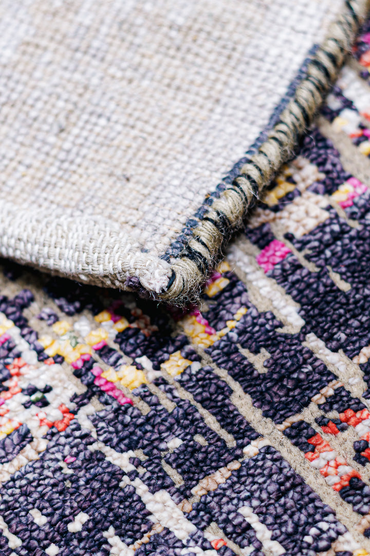 Alfombra Afghan Lux Arena - de Seda Sari y Lana Ghazni 175 x 238 cm