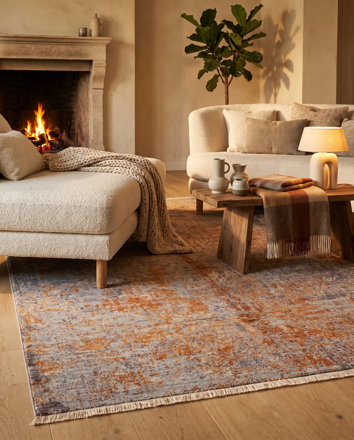 Alfombra Lux Turco Golden Terra -  de Salón