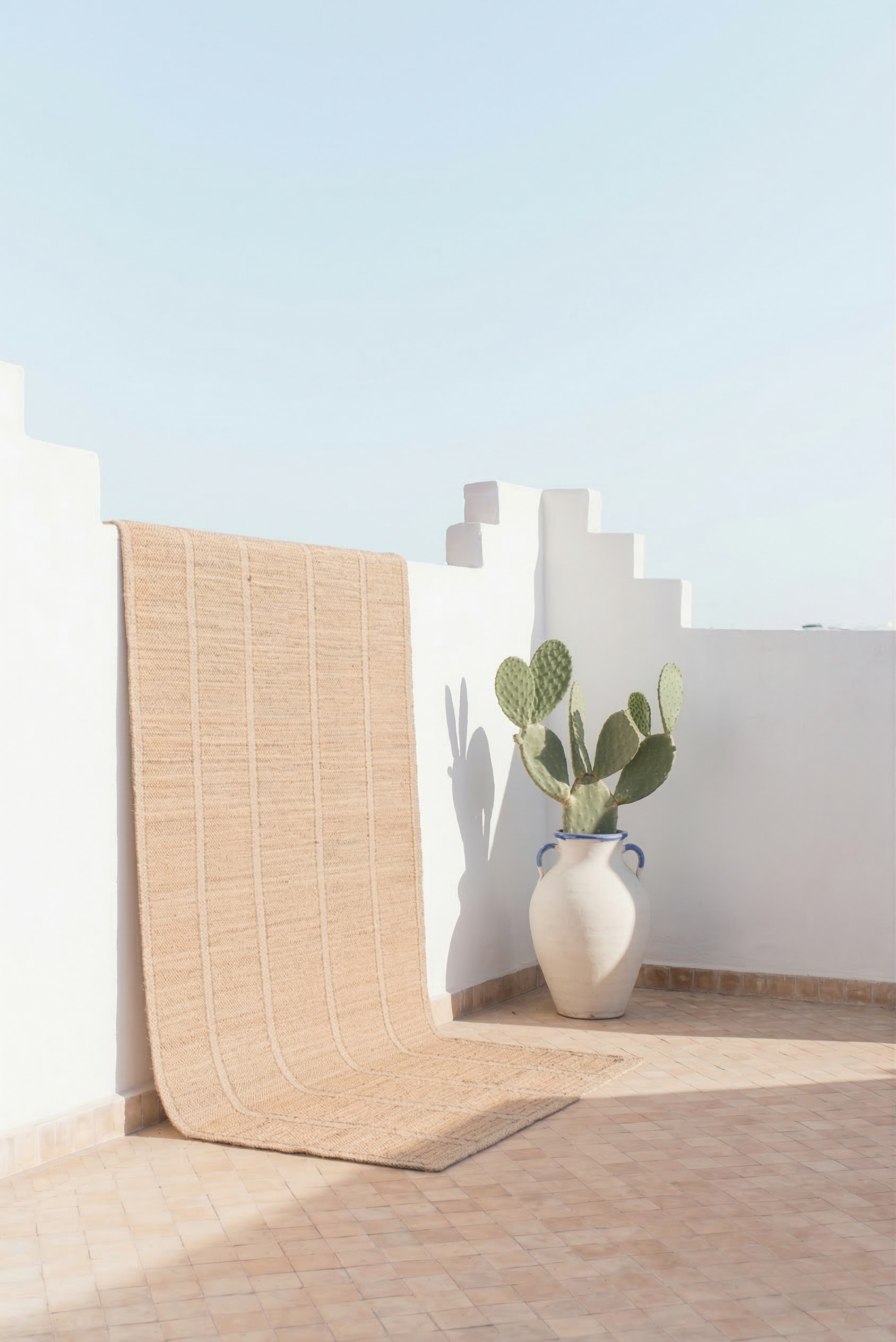 Teppich Mimi Jute Natur - Flachgewebe