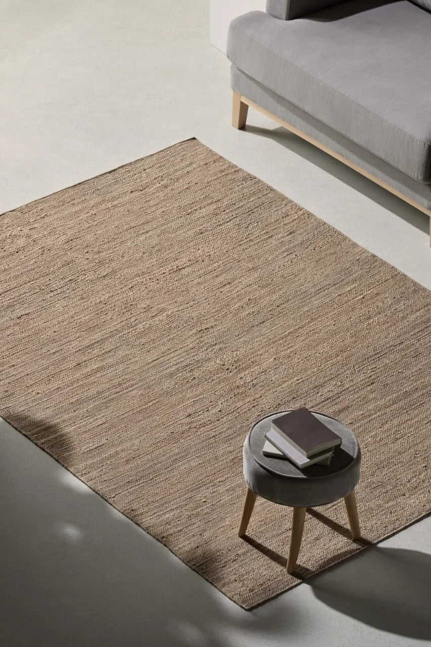 Alfombra Jute Nakoma Beige - de Tejido Plano Crema