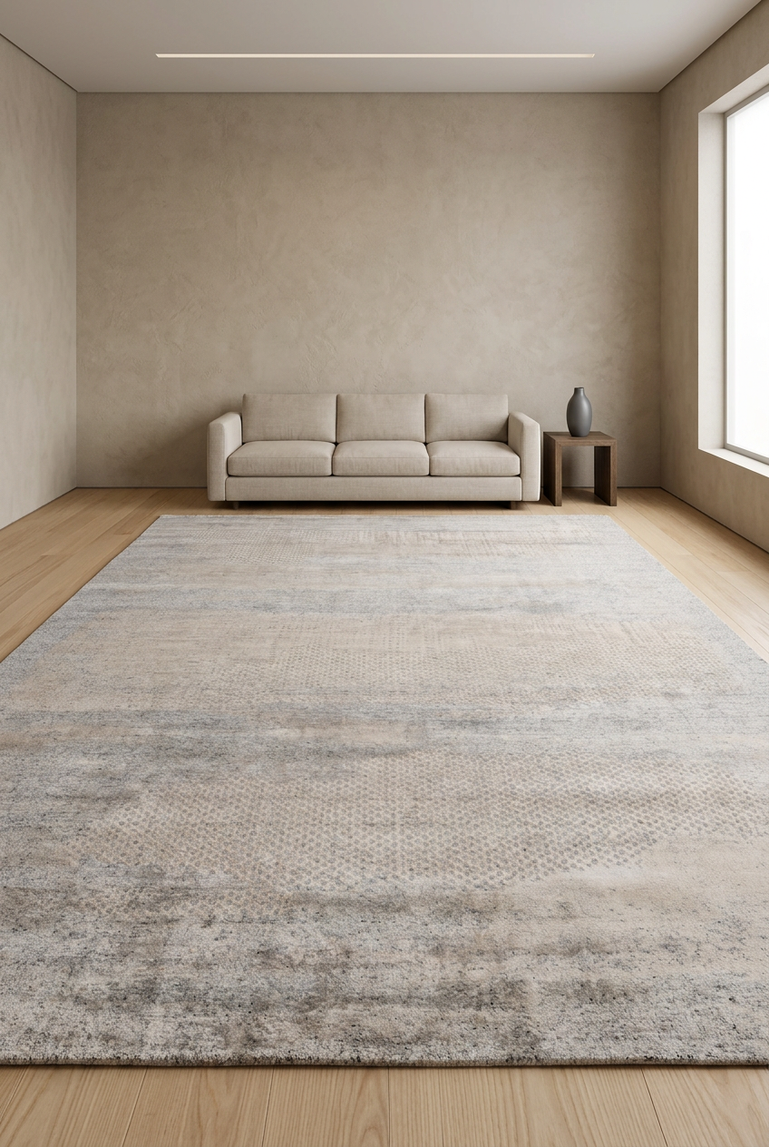 Nirvana Urbane Rug - White Bamboo Silk