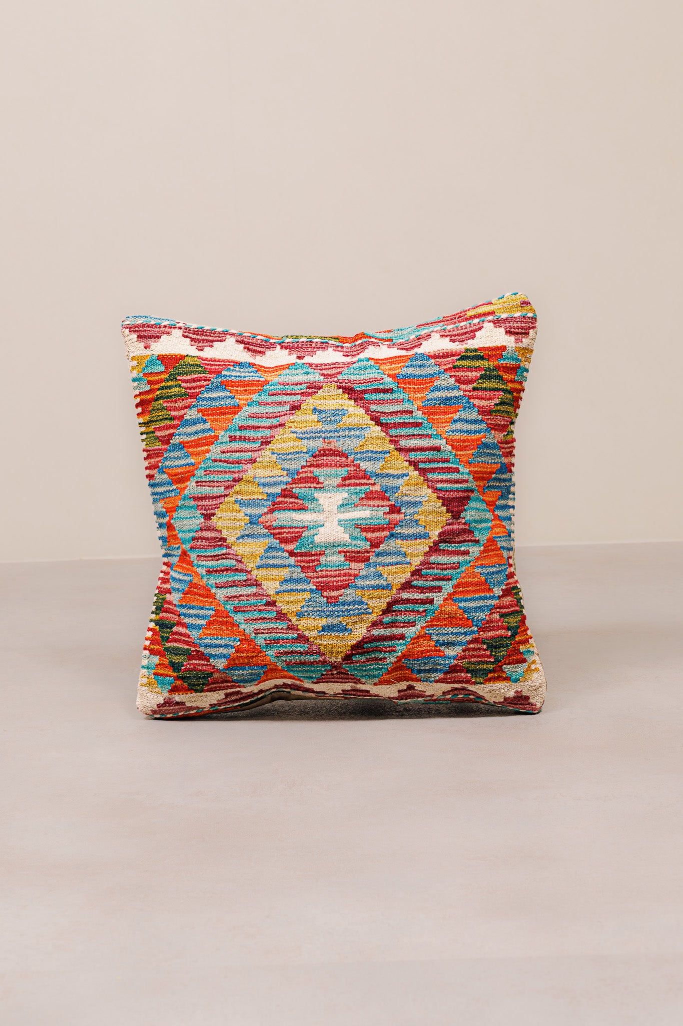 Kilim Mai Mai Cushion - Multicolor 100%Wool 45x45cm