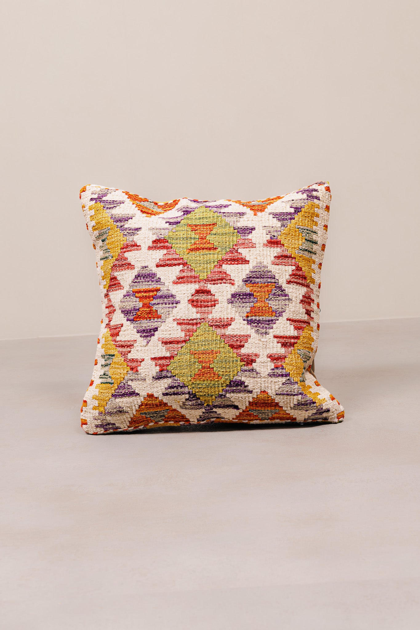 Kilim Mai Mai Cushion - Multicolor 100%Wool 45x45cm