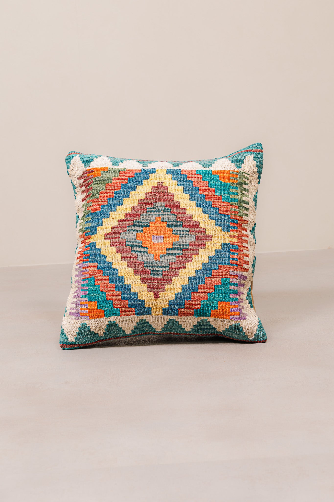 Kilim Mai Mai Cushion - Multicolor 100%Wool 45x45cm