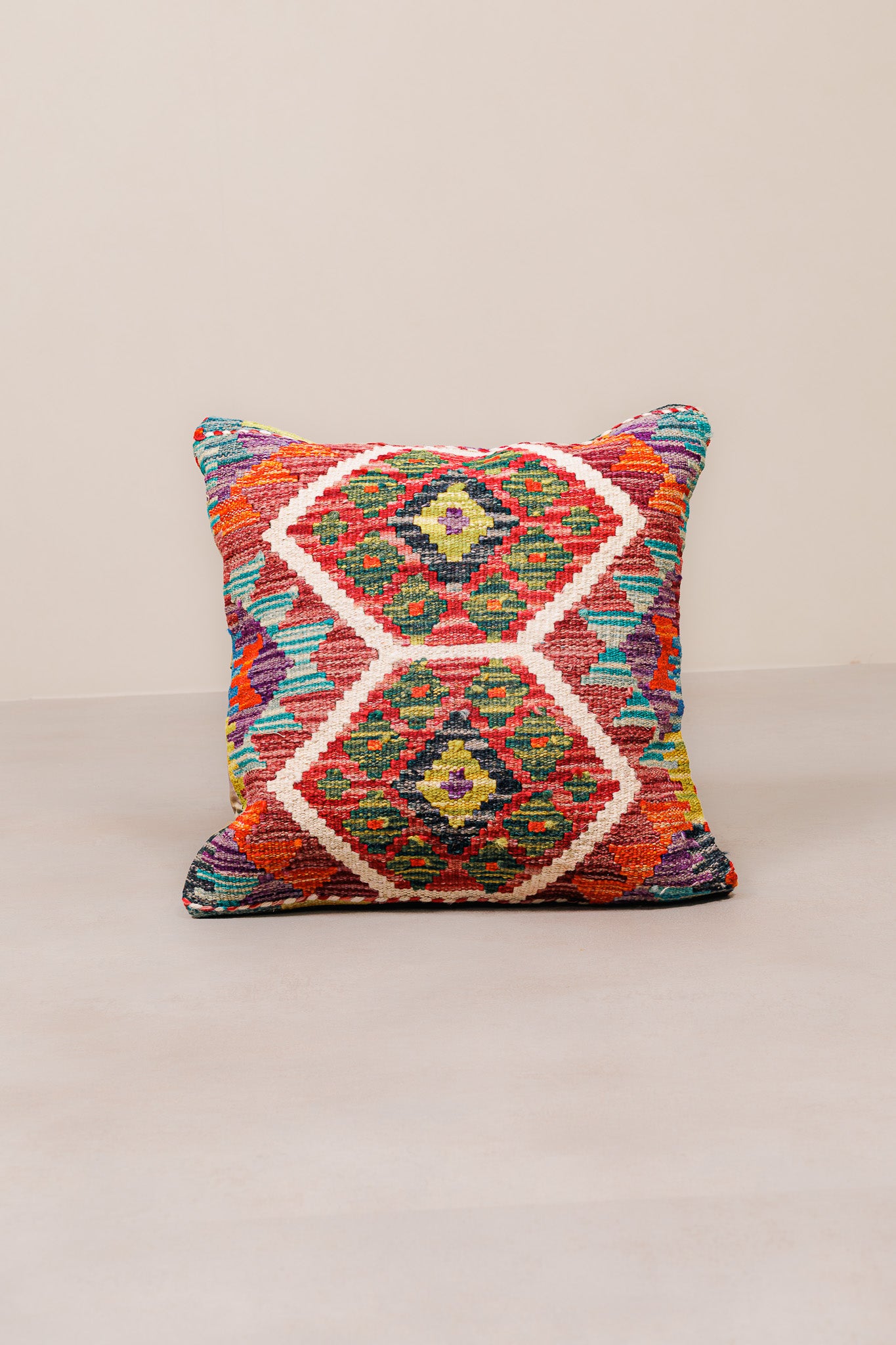 Kilim Mai Mai Cushion - Multicolor 100%Wool 45x45cm