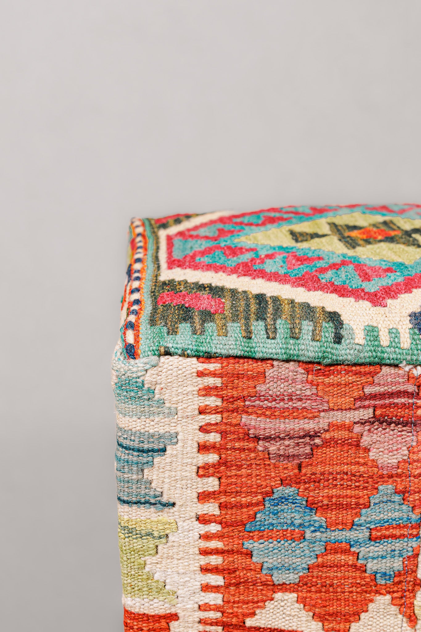 Pouf Square Kilim Mai Mai size 40x50cm