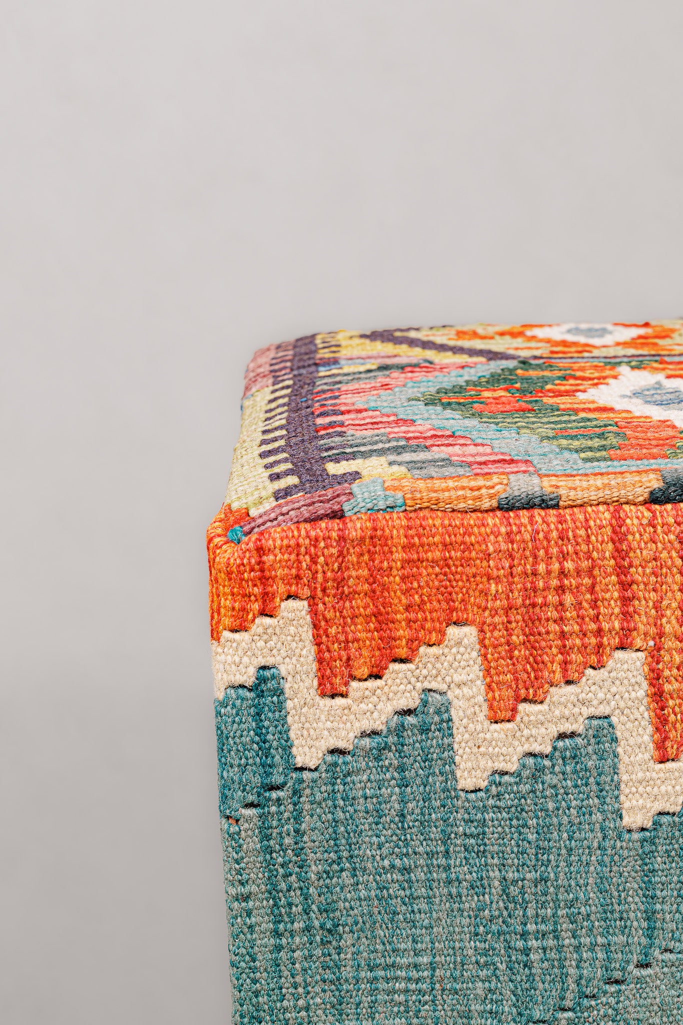 Pouf Square Kilim Mai Mai size 40x50cm