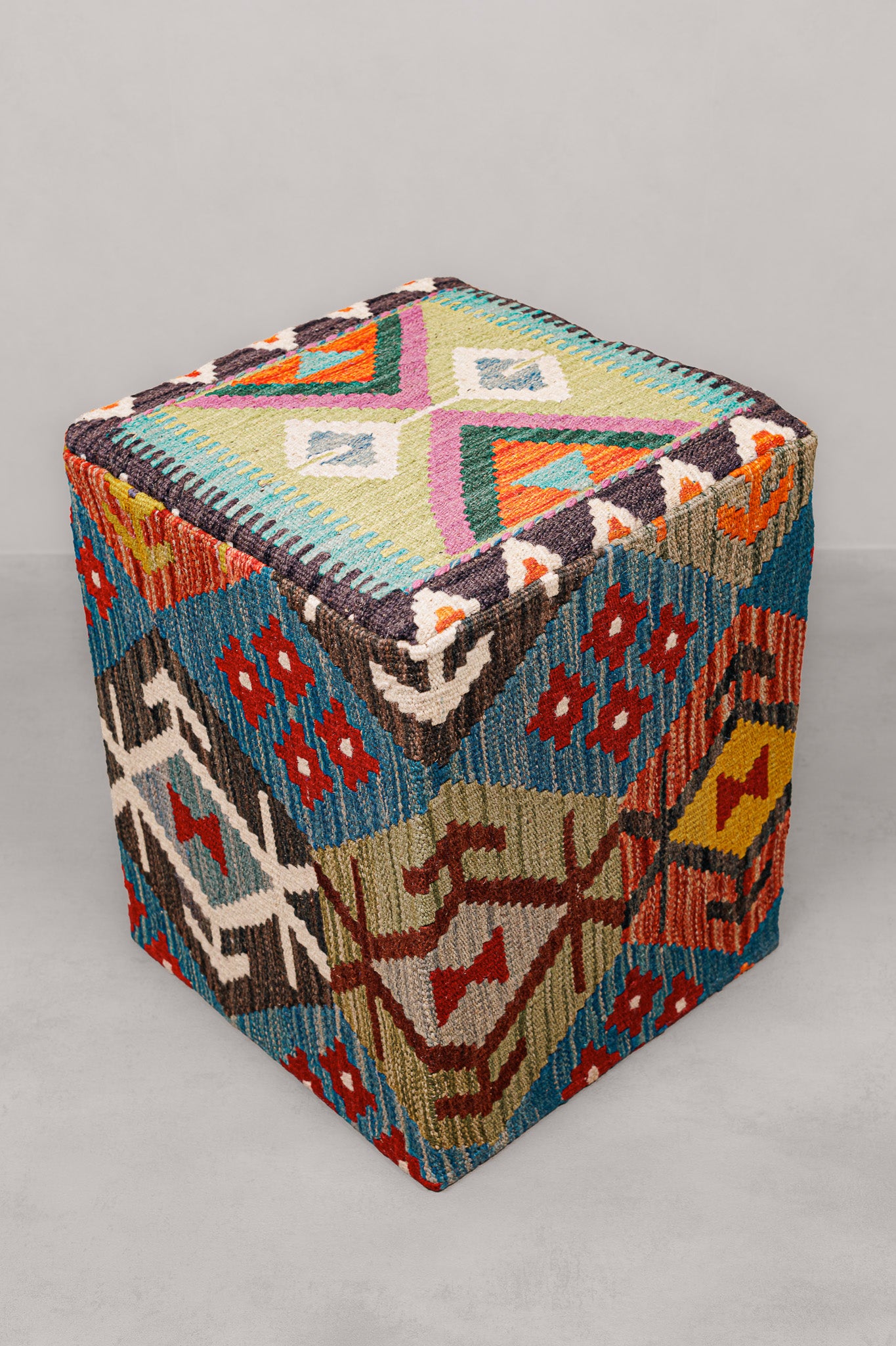 Pouf Square Kilim Mai Mai size 40x50cm