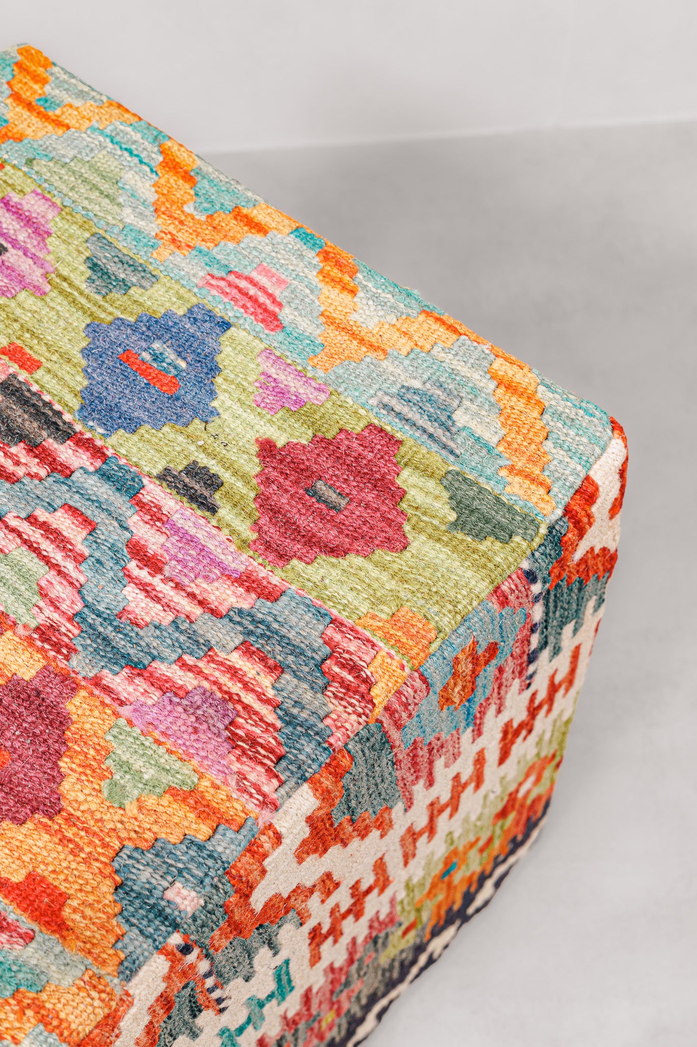 Pouf Square Kilim Mai Mai size 40x50cm