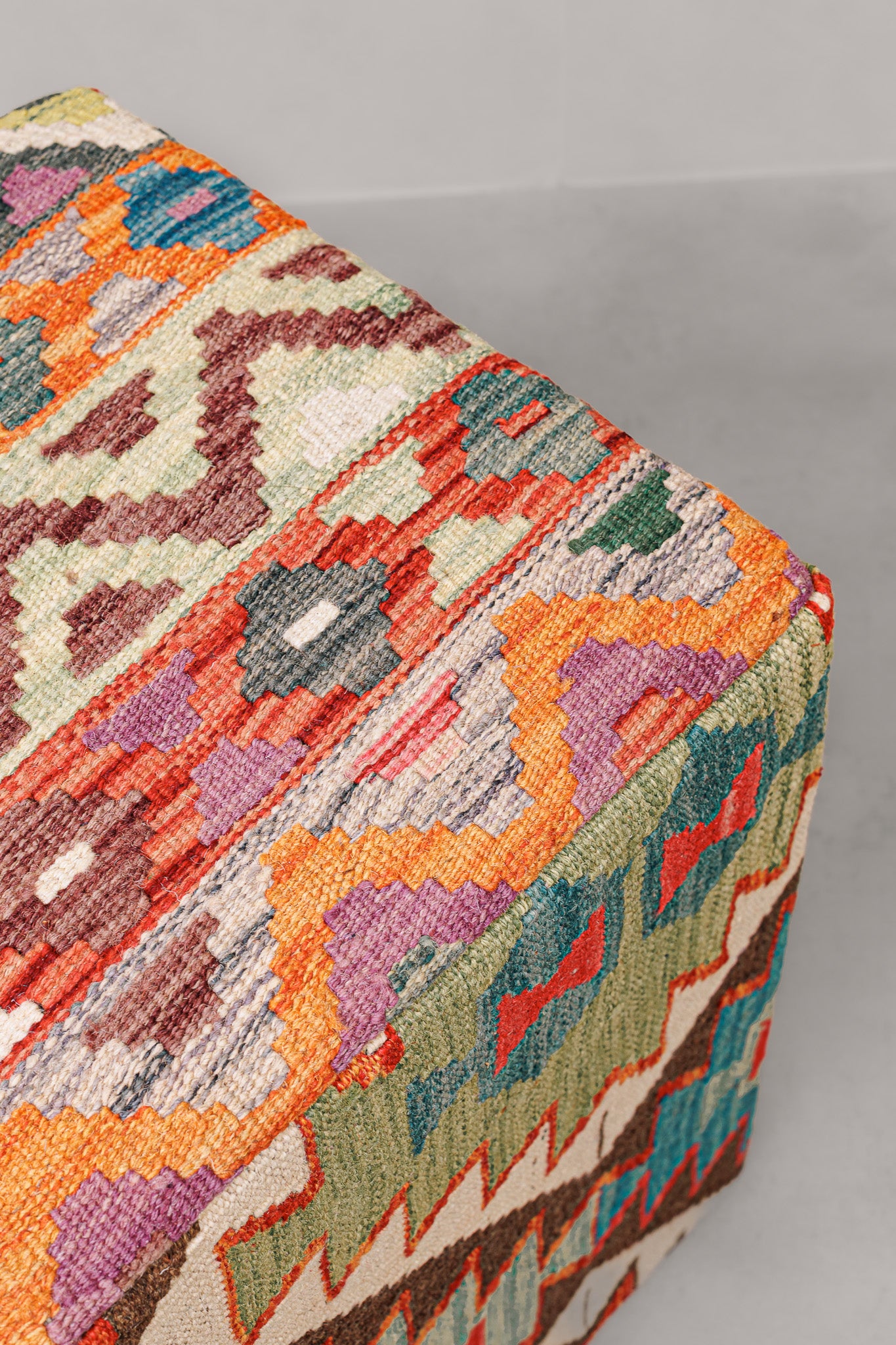 Pouf Square Kilim Mai Mai size 40x50cm