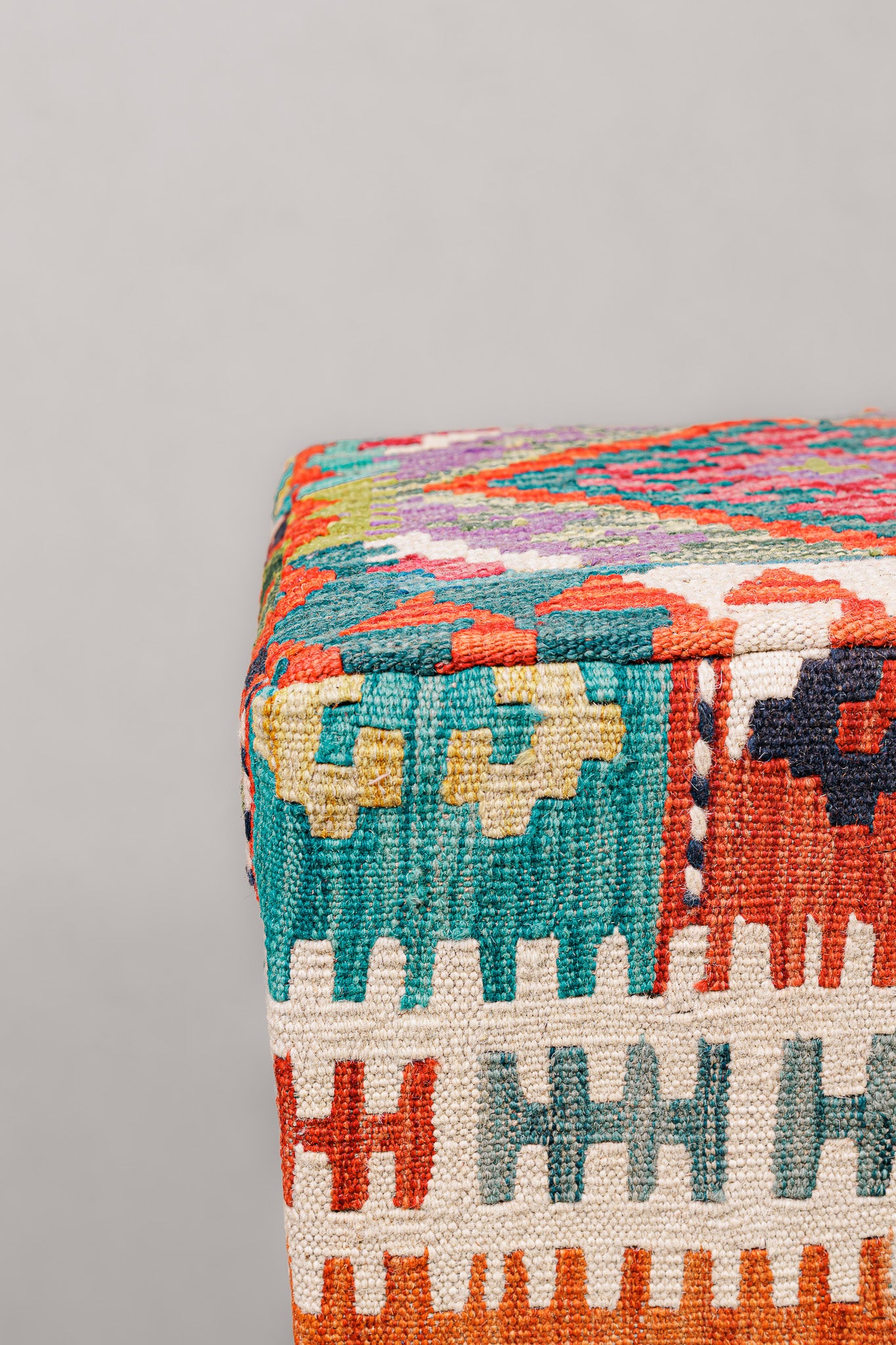 Pouf Square Kilim Mai Mai size 40x50cm