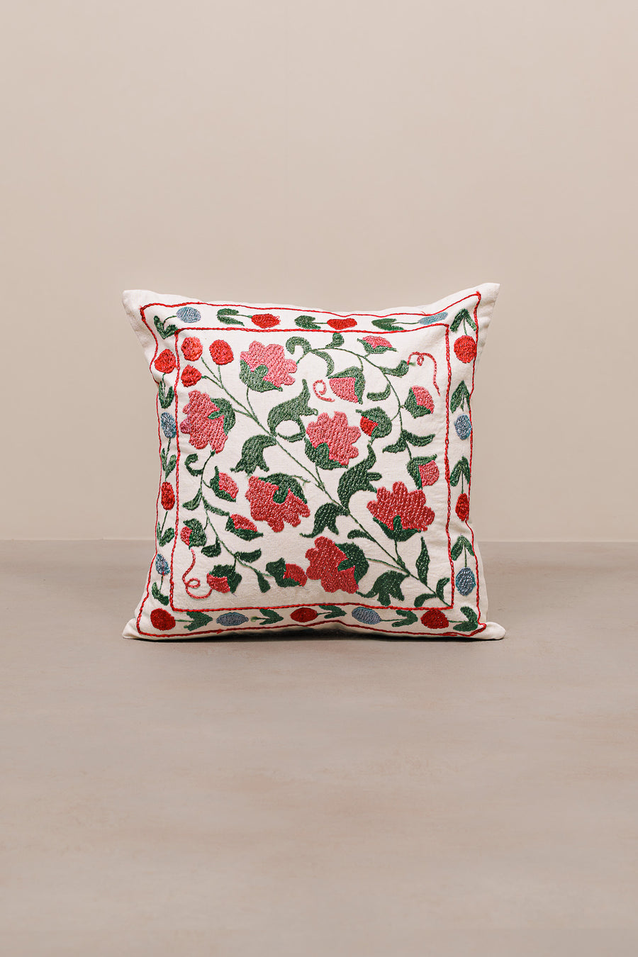 Cojín Kilim Suzani - 100% Lana - 50x50cm