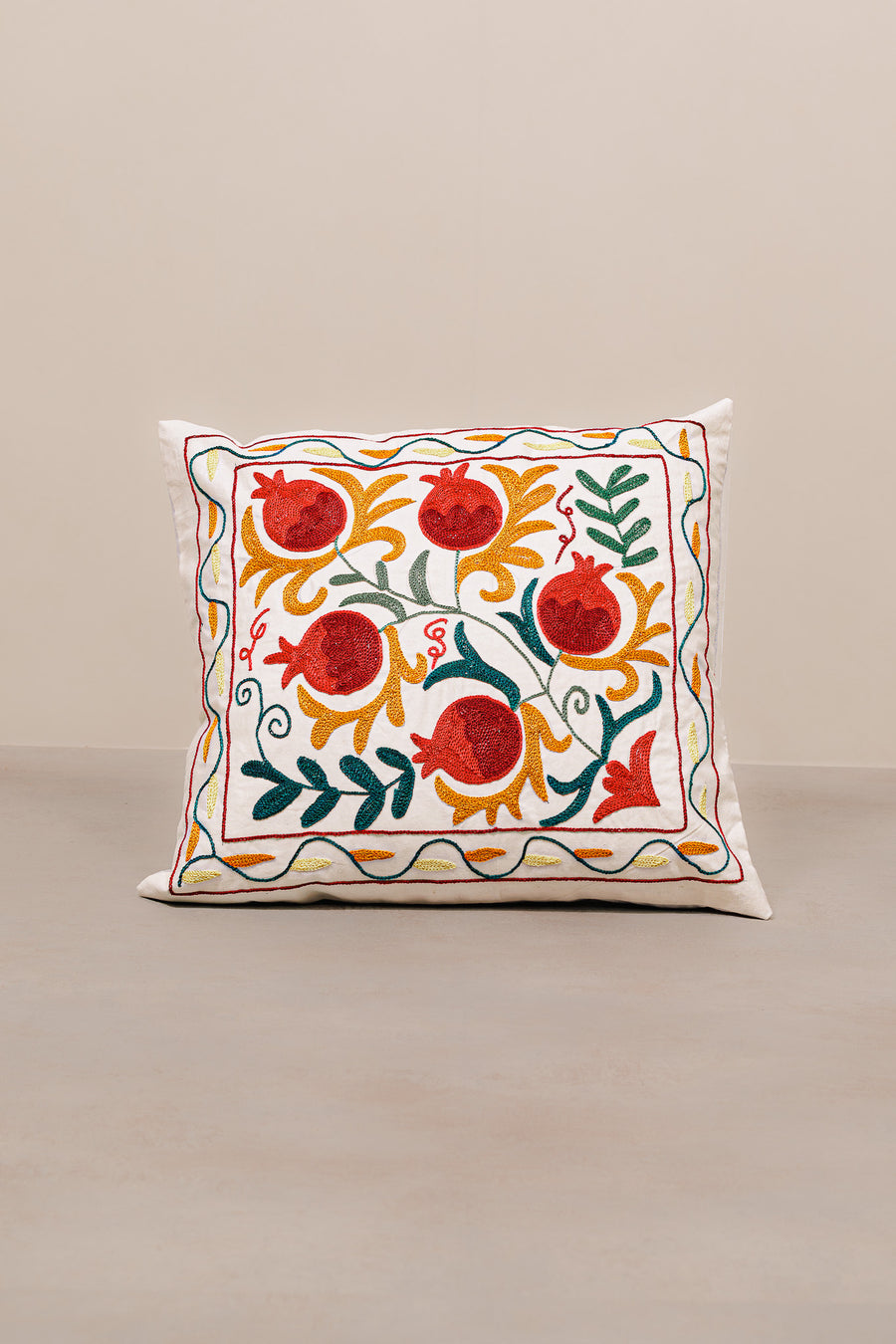 Cojín Kilim Suzani - 100% Lana - 50x50cm